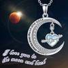 enjoylifecreative I Love You to the Moon and Back Necklace