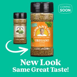 Newman's Own Fancy Oregano Leaves, Great for Sauces, Pizza, Pasta, Non-GMO, Kosher, 0.63 Oz. Bottle