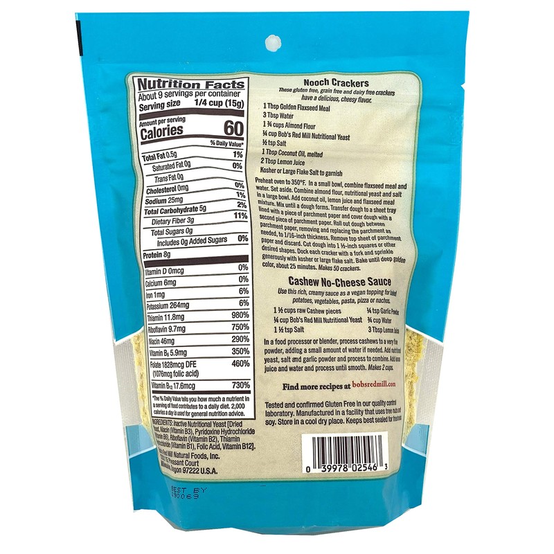 Bob’s Red Mill Large Flake Nutritional Yeast 5 Ounce (Pack