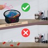 Mesh Paper Clip Holder - 4 Pcs Binder Containers for
