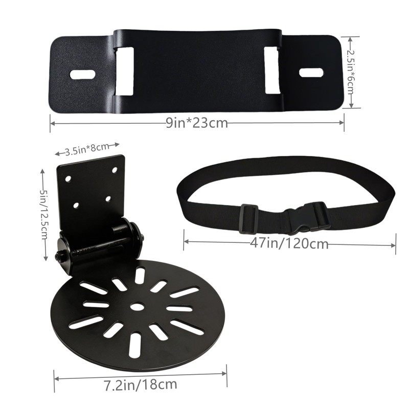 BiJun Golf Bag Storage Rack, Wall Mount Golf Bag Holder