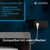 sonero Stromkabel Kaltgerätekabel 3 Polig, 3,0m, 90° Winkel Schutzkontakt Schuko