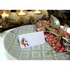 Pack of 12 Christmas Place Cards - Colourful Santa, Snowman