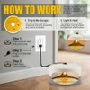 4 Packs Flea Traps for Inside Your Home, Effective Flea
