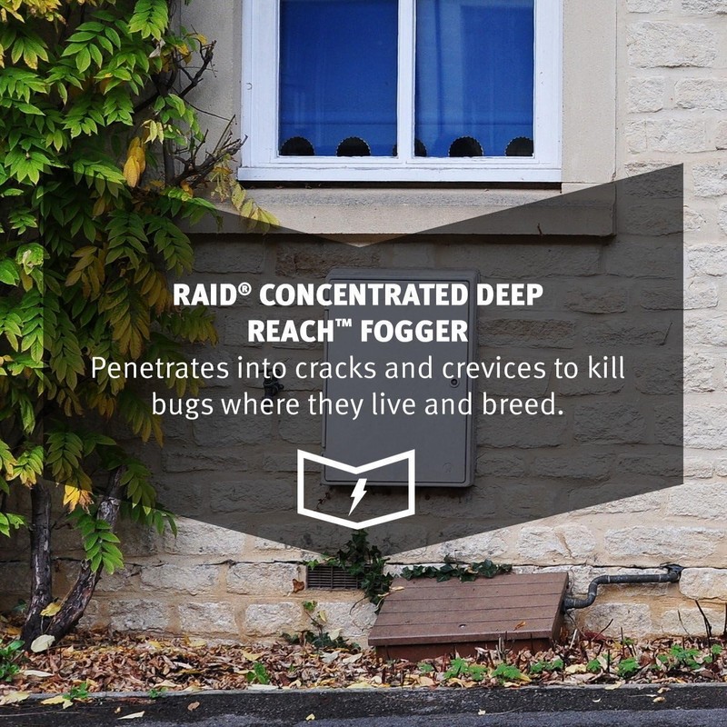 Raid Concentrated Deep Reach Fogger, 1.5 oz. (Pack of 6)