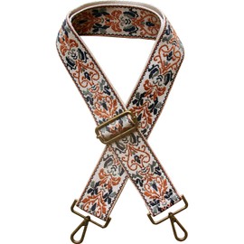 Xundefeng 2" Wide Women's Boho Replacement Handbag Straps for Crossbody Purse Bags Lady Girls Canvas Bag Strap