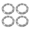Crank & Ball Bearings for Bicycle Crankset - 4-Pack, 1/4" Ball Size, 29mm Outer Diameter, Stainless Steel, Rust and Corrosion Resistant, Smooth Operation, Ideal for Mountain, Road, and BCA Bikes