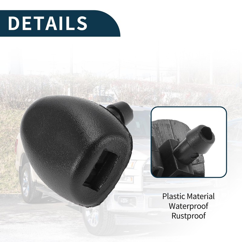 TUCKBOLD Windshield Washer Nozzle for Peugeot 206 1998-2020 Durable No.6438W2