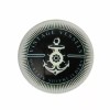 Unbranded 10 pcs Circle Compass Anchor Glass Round Dome Seals