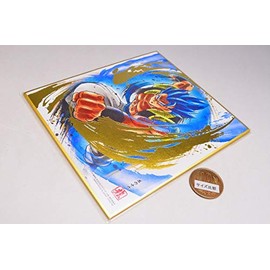 Dragon Ball Shikishi ART7 [16. Super Saiyan God Super Saiyan Gogeta [Gold Foil Stamping] (Single Item)
