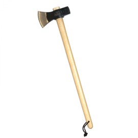 PRANDI Merlin Splitting Maul 6.61lb - Hickory Handle 35.46in - Ideal for Firewood, Splitting, and Chopping - Made in Italy