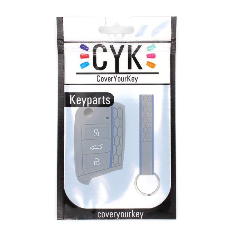 Finest-Folia VB Silicon Car Key Case for 3 Button Car