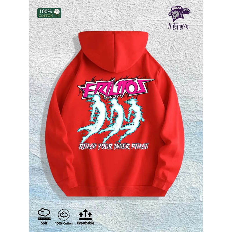 Antihero Inner Peace Graphic Hoodie 100% Cotton US Warehouse 7