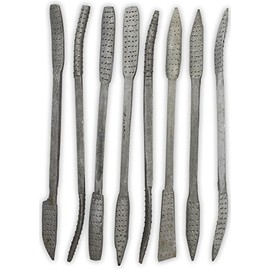 HAWK 8 PIECE JUMBO 8" X 1/4" DOUBLE ENDED WOOD RASP FILE SET - FW588