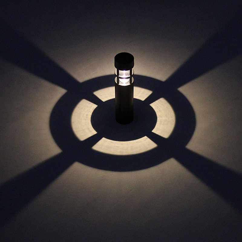 SUNWIND Solar Garden Lights Outdoor LED Bollard Solar Powered Path