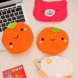 K 44A Character Hot Pack Pouch Safe Hot Pack Use Pouch Hot Pack Hand Warmer Case Foot Hot Pack Pouch color random 3ea