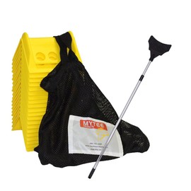 Mytee Products 4" Corner Protector with 8ft V Shaped Extension Handle