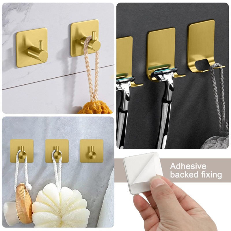 Bathroom Hardware Set, 7 Pcs Bathroom Towel Rack Stainless Steel