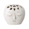 Bloomingville 82047421 Vase Stoneware White