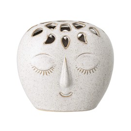 Bloomingville 82047421 Vase Stoneware White