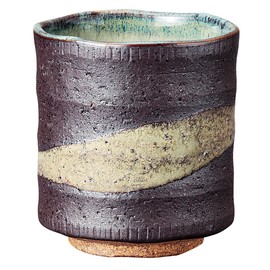 Soho Kiln 487-24-463 Sushi Yunomi Unryu Diameter 3.3 x 3.6 inches (8.5 x 9.2 cm)