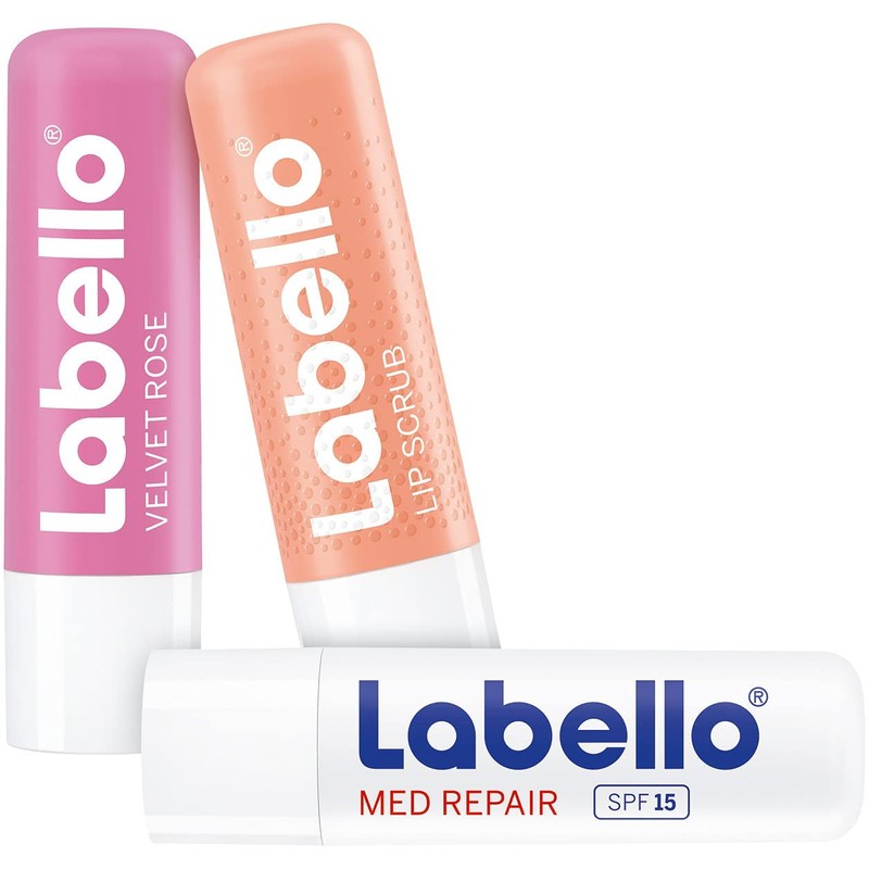 Labello Winter Kiss Gift Set, Winter Care Set with SPF,