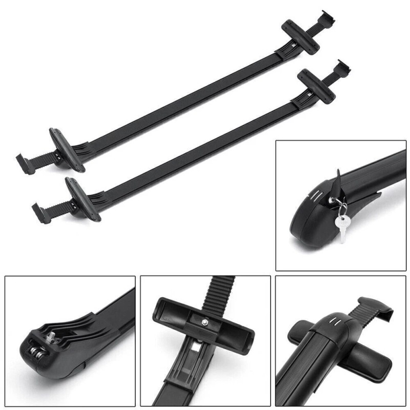 Geartronics Car Top Roof Rack Cross Bars Aluminum Alloy Aero