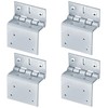 GBGS 4 Pcs 4" Offset Door Hinges,4 mm Thick Heavy