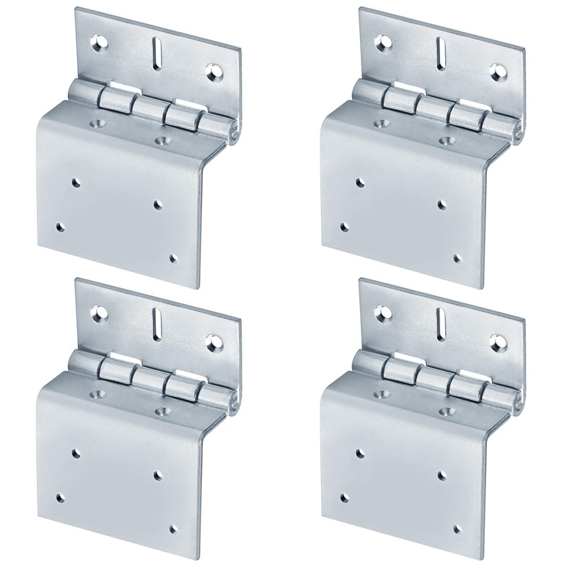 GBGS 4 Pcs 4" Offset Door Hinges,4 mm Thick Heavy
