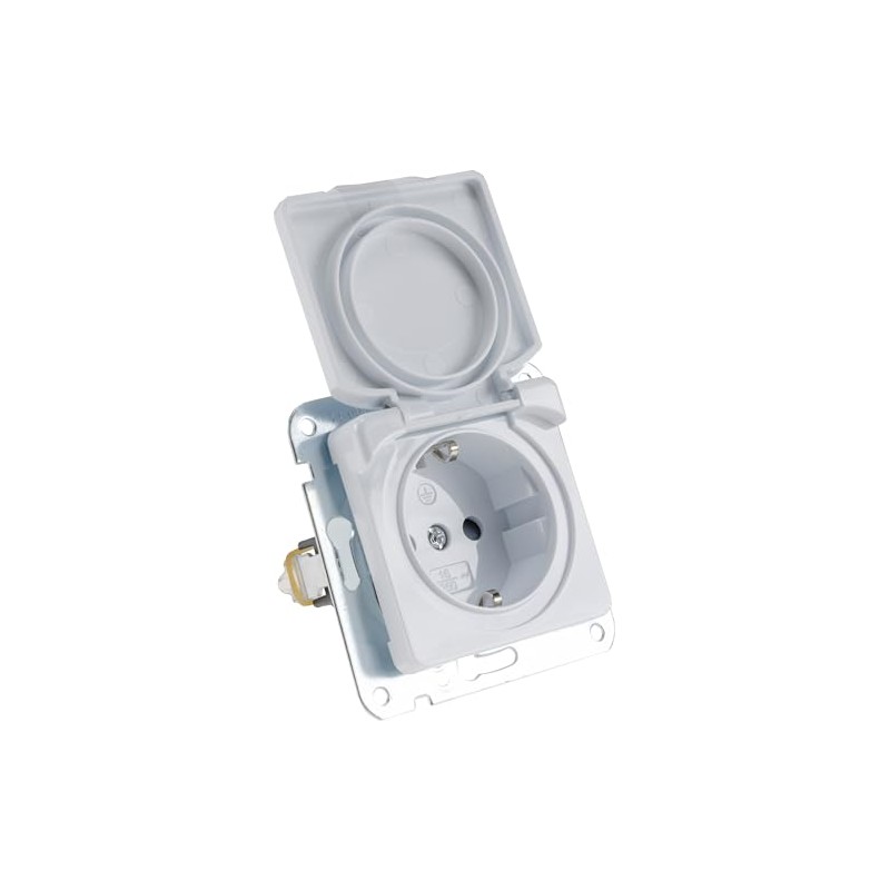 ChiliTec Delphi Flush-Mounted Socket with Protective Flap 250 V 16