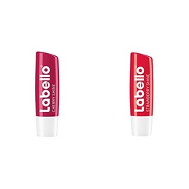 LABELLO Labello Cereza 4.5g, color Cereza, 4.8 gram, pack ofpaquete de  Fresa, color Fresa, 4.8 gram, pack ofpaquete de                               