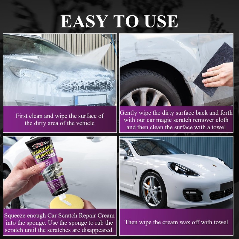 Nano Sparkle Cloth Car Scratch Remover Set,Magic Nano Sparkle Cleaning