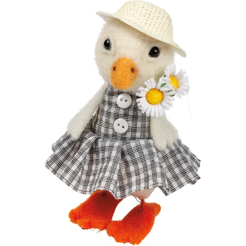 Primitives by Kathy, 107058, Easter Flowers & Hats Duck Home