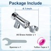Shower Head Holder All Metal, Brass Adjustable Shower arm Bracket