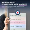 1 x Round MDF Magnet - RAF Roundel Symbol Mod