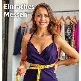 2 in 1 - Tape Measure 150 cm - Precise Measurement - Tailor's Tape Measure cm + Inch Tape Measure - Storage Box