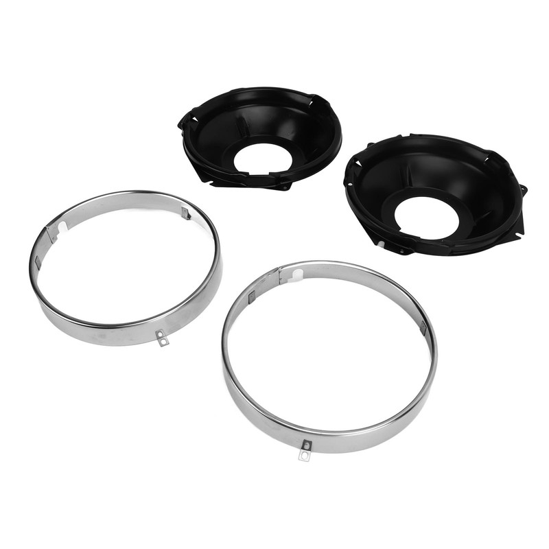1 Pair Headlamp Retaining Ring H00001EB Headlight Ring Mounting Bucket
