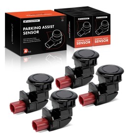 A-Premium 4-PC Reverse Backup Parking Assist Sensor Compatible with Select Honda Models - CR-V CRV 2010-2013, Odyssey 2005-2010, Replace# 39690SHJA61, 39690SHJA61ZA