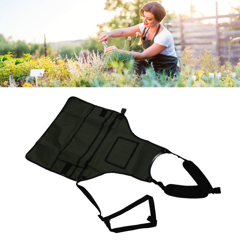Work Apron Multi Pocket Waterproof Oxford Cloth Tool Bag Pouch