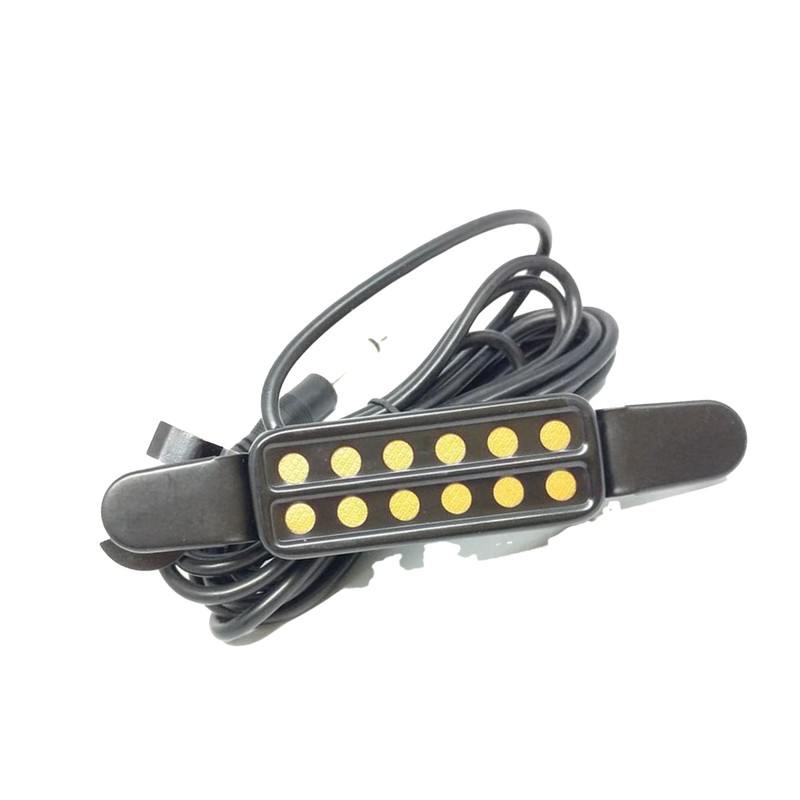 12 Soundhole Guitar Pickup Acoustic Guitar Transducer with Tone and