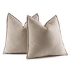 MIULEE Set of 2 Cushion Covers, 45 x 45 cm,