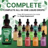 Clean Nutra Plantflow Moringa Drops with Ashwagandha Turmeric Ginger Spirulina