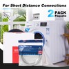 Premium Stainless Steel Washing Machine Hoses Universal Fit to All
