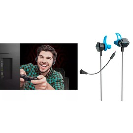 Packard Bell Pro Gaming Earbuds with Detachable Mic (Hornet-PBGH10