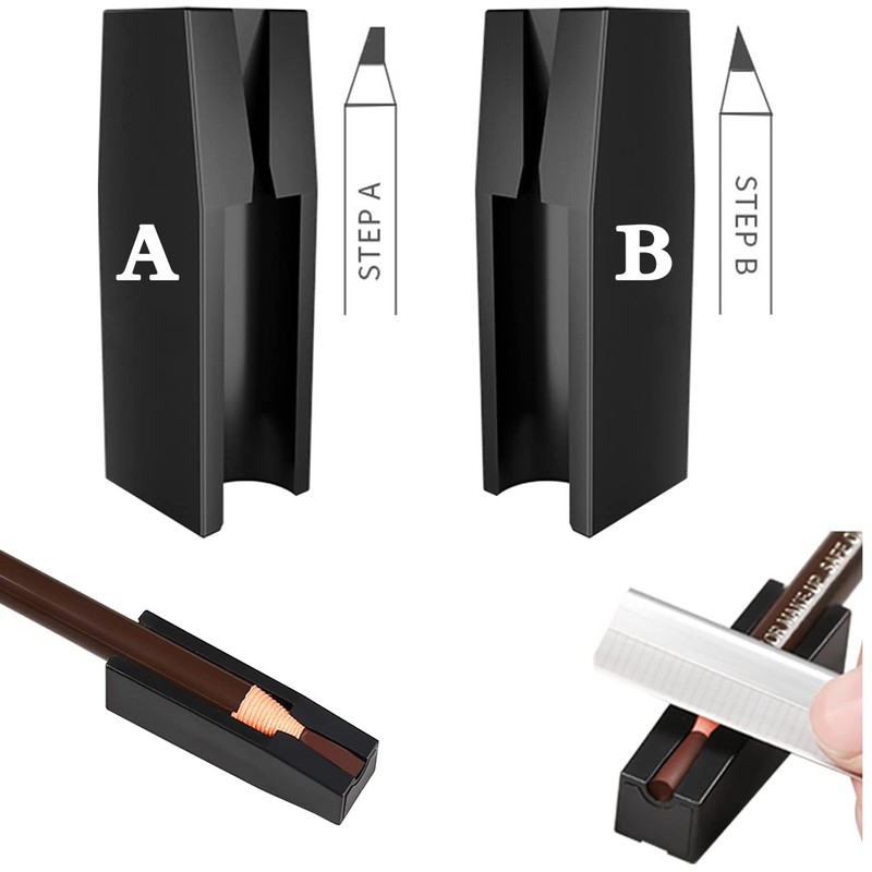 Eyebrow Pencil Shaper Eyebrow Pencil Sharpener Waterproof Peel-Off Brow Pencils