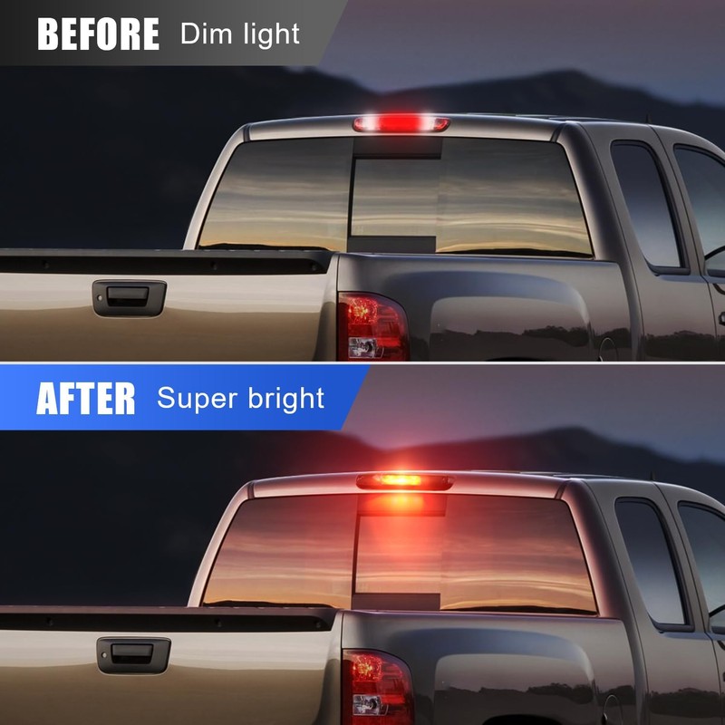 SUPAREE LED Third Brake Light Fit for 2007-2013 Sierra/Silverado 1500