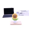 caiyjhao CrochetWoven with Wool Sunflower potted plant, Artificial Flowers, Used