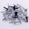 Maozaa 50 pcs 3/16" x 3/4" Large Flange Aluminum Blind