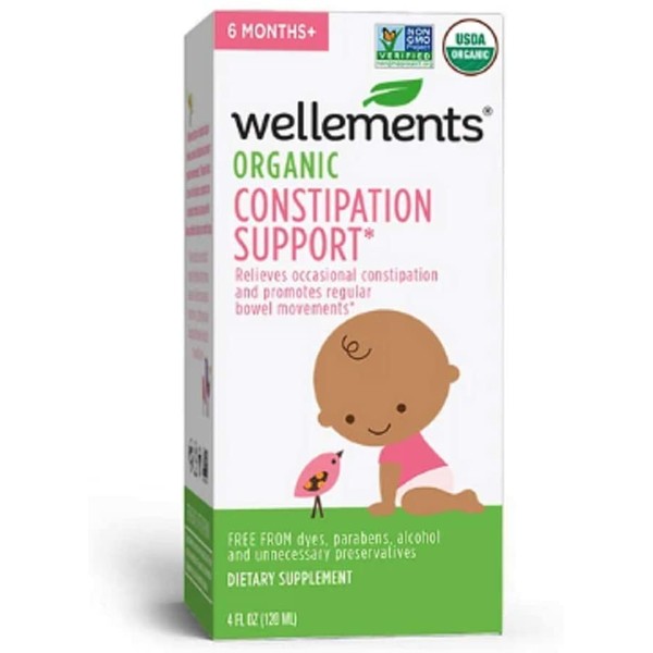 Wellements Baby Constipation Support, 4 Fl Oz