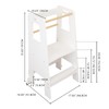 Adjustable Kids Standing Tower with Removable Safety Rail Design,Montessori Learning